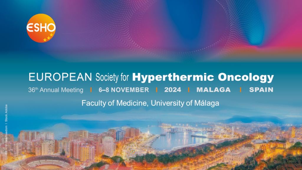 Cartel de la 36th Annual Meeting of the European Society for Hyperthermic Oncology ESHO 2024